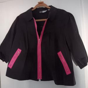 Women's cropped swing style jacket